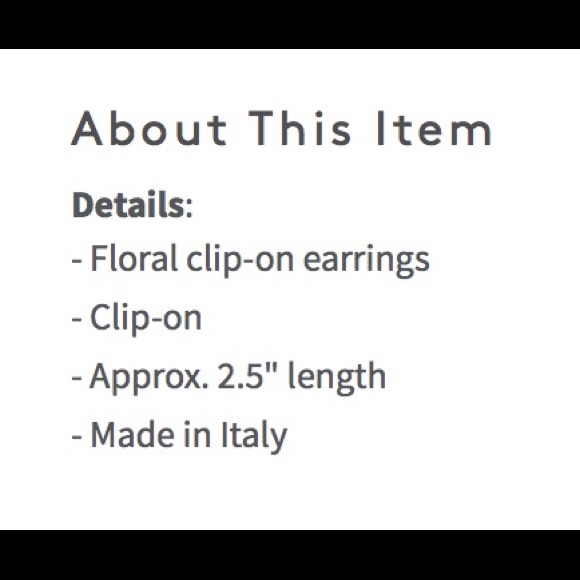 Moschino Pink Floral Clip-On Earrings - Picture 4 of 6